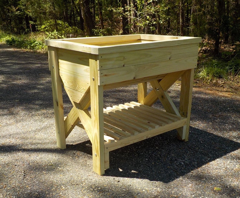 Downloadable Woodworking Plans 3 ft. Raised Trug Planter. Etsy México