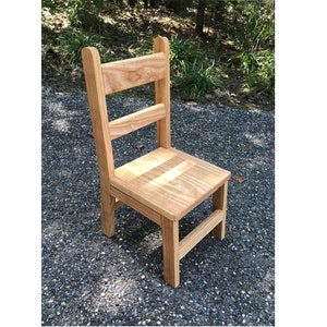 Downloadable Woodworking Plans for a Wooden Child Chair