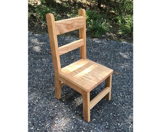 Downloadable Woodworking Plans for a Wooden Child Chair