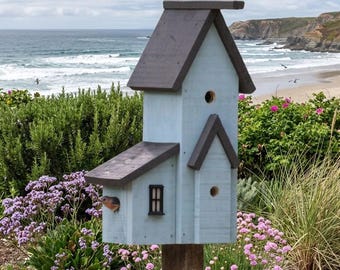 Condo Bird House Woodworking Plans, DIY Multi-House Design (PDF Download)