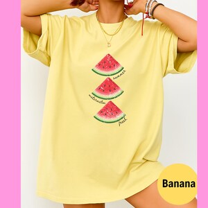 Watermelon Slice T-Shirt,Summer Vibes Shirt,Cute Gift for Fruit Lovers,Trendy Summer Apparel,Fresh Fruit Graphic Tee-Cute Summer Shirt
