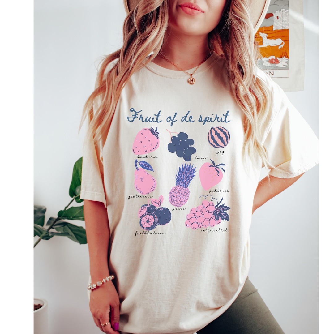 Fruit of the Spirit Shirt, Christian Graphic Tee - Etsy