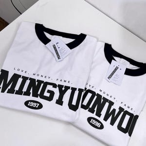 Seventeen LOVE MONEY FAME Tシャツ Kpop Caratシャツ ワールドツアーコンサートグッズシャツ caratland