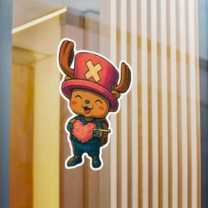Tony Tony Chopper, One piece, Anime, Stickers animaux mignons en vinyle pour décoration, Kawaii, oeuvre d'art mural amusante, Cadeaux d'anniversaire, Décoration de chambre d'enfants, Idées cadeaux