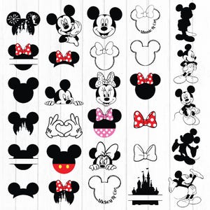 Mickey Mouse SVG Bundle Layered Head svg Birthday tshirt svg, Tumbler Mug svg files for Cricut, SVG Files For Cricut, For Silhouette