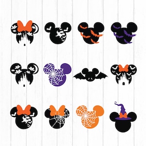 Halloween Mickeyy And Friends Svg Bundle, Trick Or Treat Svg, Spooky Vibes Svg, Halloween Family Trip Svg, Halloween Svg