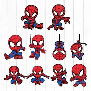 Pacote Spiderman Svg, Clipart Spiderman, Arquivos de Corte Spiderman para Circut, Silhueta Spiderman, Spiderman Png, Spiderman Svg, Cabeça Spiderman