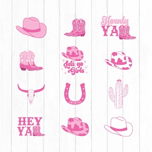 Cowgirl svg bundle, Cowgirl quotes svg, Cowgirl boots svg, Country girl svg, Sassy svg, Western svg, Cowgirl hat svg, Howdy svg, Cricut file