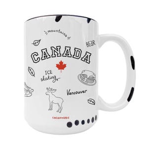 Kanada-Becher - stolz darauf, kanadisch zu sein, kanadische Dinge, Kanada-Tagesbecher, kanadische Andenken-Idee, Ahornsirup, Hockey, Toronto, Kanada-Andenken