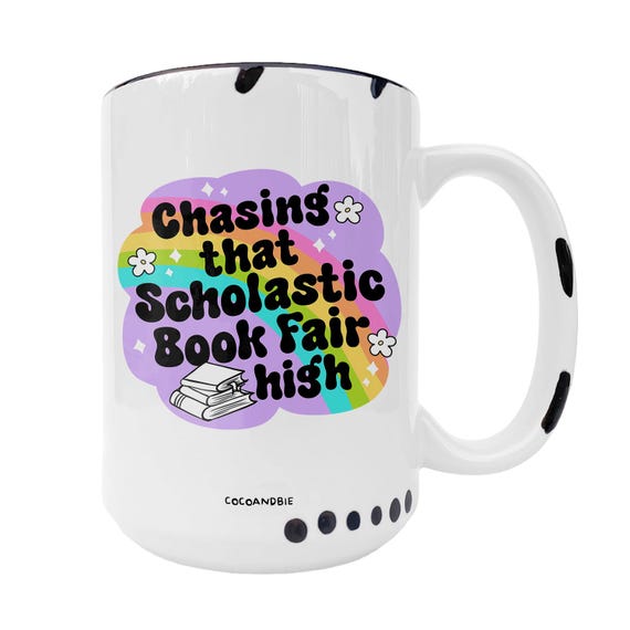 Scholastic Book Fair High Mug: Trendy Book Lover Gift