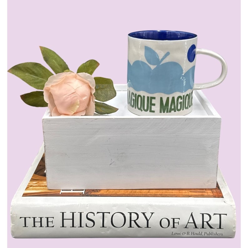 Hotel Magique Anthropologie "Apple" Mug Pale Blue & White Ceramic Designer Milou Neelen 12oz Capacity image 1