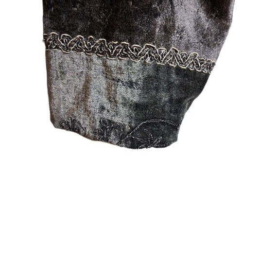 Vintage Patchwork Flashback Velvet Jacket, Size X… - image 5