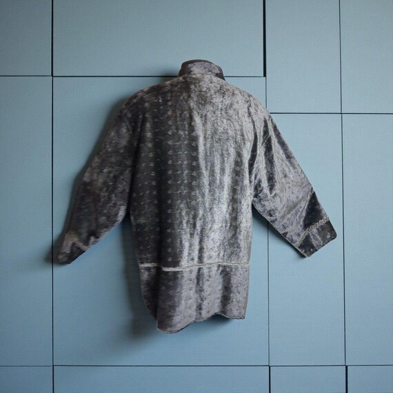 Vintage Patchwork Flashback Velvet Jacket, Size X… - image 3