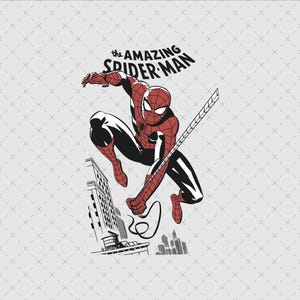 Retro Amazing Spiderman Png Svg, Spiderman Family Svg Png, Family Vacation Png, Family Birthday Design, Family Matching Svg Png