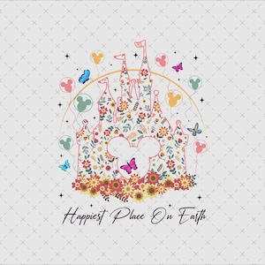 The Happiest Place On Earth Svg, Magical Castle Svg, Mouse Castle Png, Family Vacation Shirt, Magical Kingdom Svg, Family Trip Png
