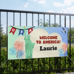 Banner, Matte Witamy w Ameryce dla nowo przybyłych, Au Pair, Imigrantów, Studentów, Rodziny i Przyjaciół, Posiadaczy Zielonych Kart, Studentów na Wymianie