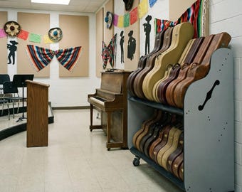 Mariachi Instrument Rack | Mobile Music Classroom Storage