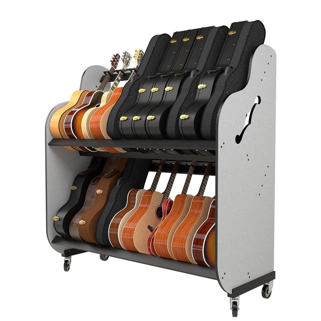 The Band Room™ Guitar Storage Rack for Music Teachers | Space-saving ...