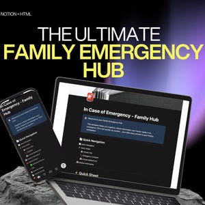 Emergency Notion Template – Legacy OS Life Binder – Estate Planning Infrastructure