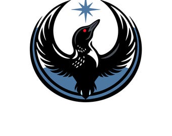 Pacote Político Rebelde de Minnesota em PNG e SVG, Protesto com o Mergulhão, Ave Estadual de Minnesota, Pacote de Resistência em PNG e SVG para Download Digital