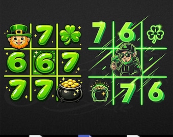 Six Seven 67 St. Patrick's Day PNG SVG Bundle, Meme Six Seven For Kids Boys Girl, Funny Six Seven 6 7 Irish Shamrock