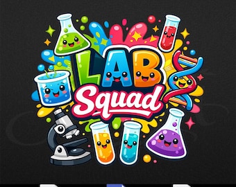 Lab Week PNG, Medical Lab Tech Group Designs  (PNG SVG Digital Download)
