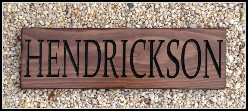 Custom Wood Signs, Carved Wood Signs, Last Name Signs, Wooden Name Signs, Wedding Signs, Rustic Wood Signs, Name Signs, Custom Signs image 4