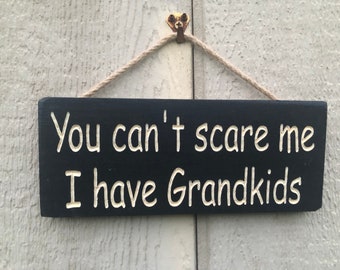 Grandkids Sign, Grandparents Sign, Grandkids, Funny Signs, Grandma Gift, Grandparent Gift, Grandpa Gift, Home sign, Wood Sign For Home Decor
