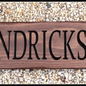 Custom Wood Signs, Carved Wood Signs, Last Name Signs, Wooden Name Signs, Wedding Signs, Rustic Wood Signs, Name Signs, Custom Signs image 2