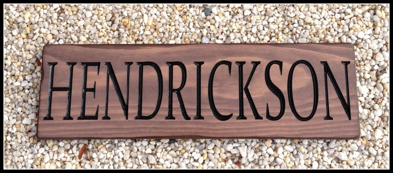 Custom Wood Signs, Carved Wood Signs, Last Name Signs, Wooden Name Signs, Wedding Signs, Rustic Wood Signs, Name Signs, Custom Signs image 2