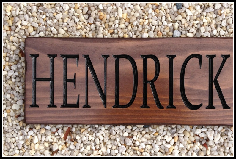 Custom Wood Signs, Carved Wood Signs, Last Name Signs, Wooden Name Signs, Wedding Signs, Rustic Wood Signs, Name Signs, Custom Signs image 3