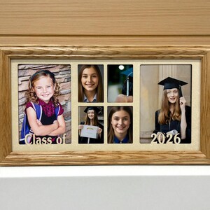Personalized Graduation Collage | Senior photo Frame | Class of 2026 | Commencement gift image 5