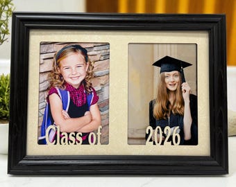 Custom Graduation Frame | Class of 2026 Double Collage