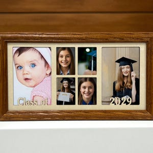 Personalized Graduation Collage | Senior photo Frame | Class of 2026 | Commencement gift image 7