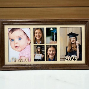 Personalized Graduation Collage | Senior photo Frame | Class of 2026 | Commencement gift image 8