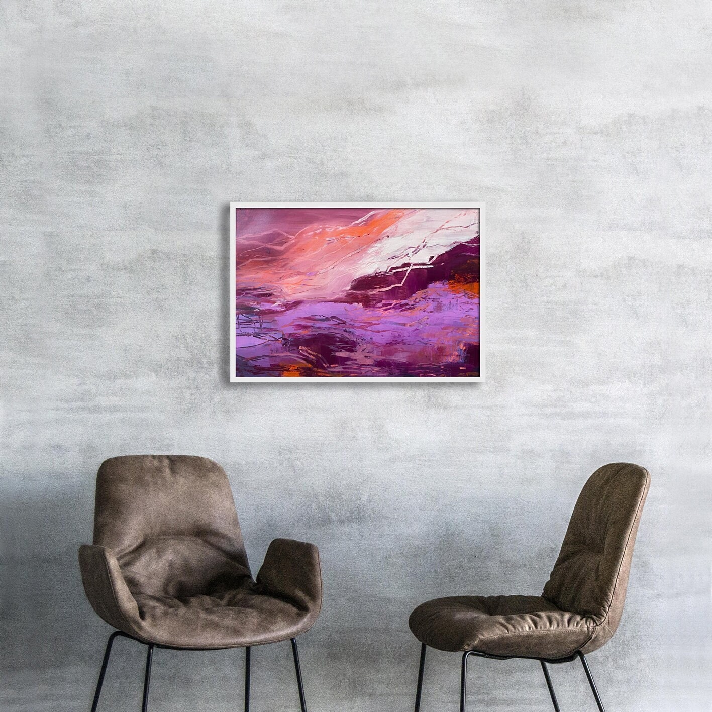 Pink Abstract Painting Set of 3 Blush Pink Maroon Abstract Art DOWNLOADABLE  Poster Large Wall Art 18x24 Modern Pink Canvas Printable Artwork 