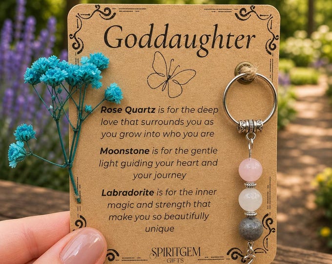 PERSONALISED Goddaughter Gift from Godmother or Godfather Birthday Baptism or Confirmation Present Meaningful Keepsake Special Goddaughter