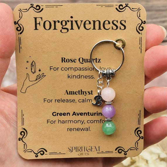 Personalised Forgiveness Keyring, I Am Sorry Gift, Apology Present, Making Amends Token, Letting Go