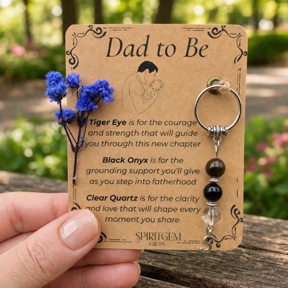 PERSONALISED Dad to Be Gift from Wife or Partner Meaningful Expectant Dad Present Baby Shower Keepsake Daddy to Be from Bump or Baby