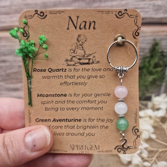 PERSONALISED Nan Gift from Granddaughter or Grandson Meaningful Birthday Thank You Keepsake for Nan to Celebrate Love Care and Joy