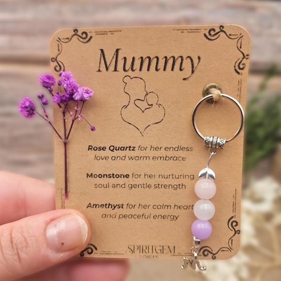 PERSONALISED Mummy Gift from Daughter or Son Meaningful Birthday Thank You Keepsake for Special Mummy to Celebrate Love Comfort and Strength