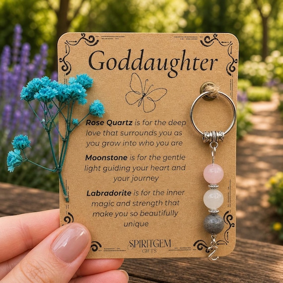 PERSONALISED Goddaughter Gift from Godmother or Godfather Birthday Baptism or Confirmation Present Meaningful Keepsake Special Goddaughter