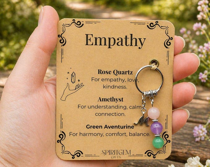 PERSONALISED Nurse Thank You Keyring, Caregiver Appreciation Gift, Kindness Charm, Support Keepsake