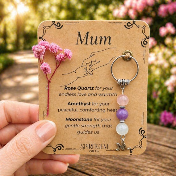 PERSONALISED Mum Gift from Daughter or Son Meaningful Birthday Thank You Keepsake for Mum from Kids to Celebrate Love Support and Strength