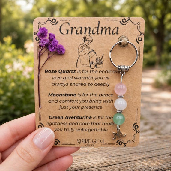 PERSONALISED Grandma Gift from Granddaughter or Grandson Birthday Thank You Keepsake for Nan Gran Granny to Celebrate Love and Care