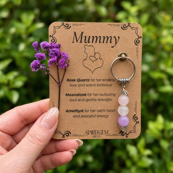 PERSONALISED Mummy Gift from Daughter or Son Meaningful Birthday Thank You Keepsake for Special Mummy to Celebrate Love Comfort and Strength