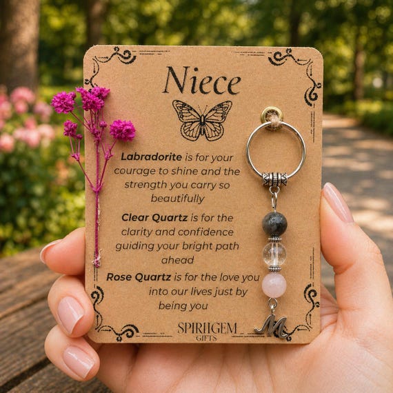 PERSONALISED Niece Gift from Aunt or Uncle Meaningful Birthday Keepsake for a Special Niece to Celebrate Love Support and Confidence