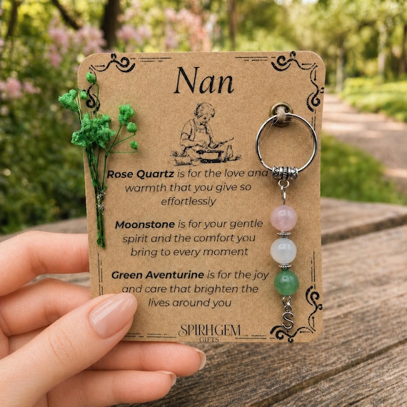 PERSONALISED Nan Gift from Granddaughter or Grandson Meaningful Birthday Thank You Keepsake for Nan to Celebrate Love Care and Joy