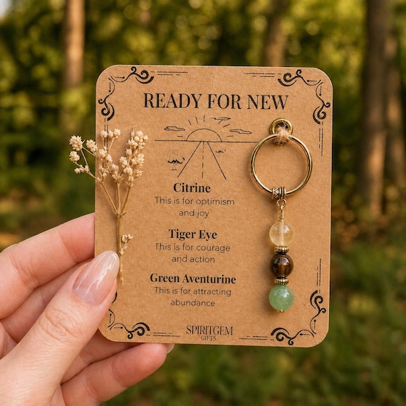 Personalised Ready For New Present, New Job Token, Career Change Charm, Graduation, Success