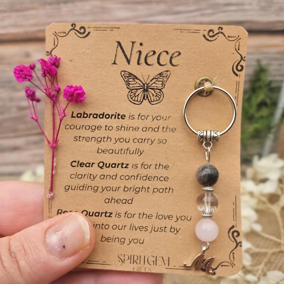 PERSONALISED Niece Gift from Aunt or Uncle Meaningful Birthday Keepsake for a Special Niece to Celebrate Love Support and Confidence